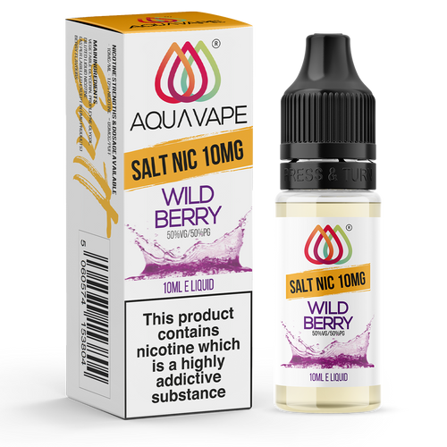 Wild Berry Nic Salt by Aquavape 10ml 10mg