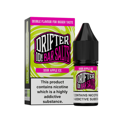 Sour Apple Ice Nic Salt by Drifter Bar Salts 10ml 10mg