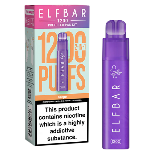 Grape Elf Bar 1200 Pod Kit