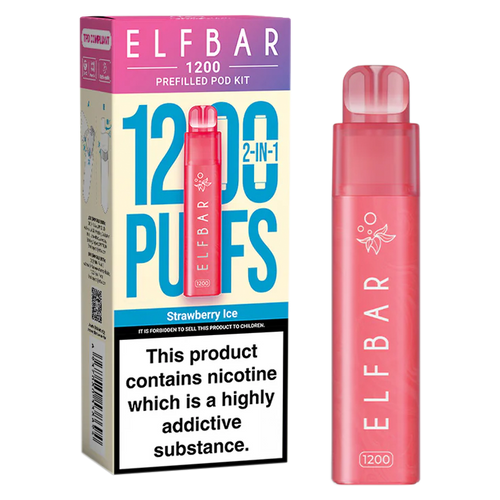 Strawberry Ice Elf Bar 1200 Pod Kit