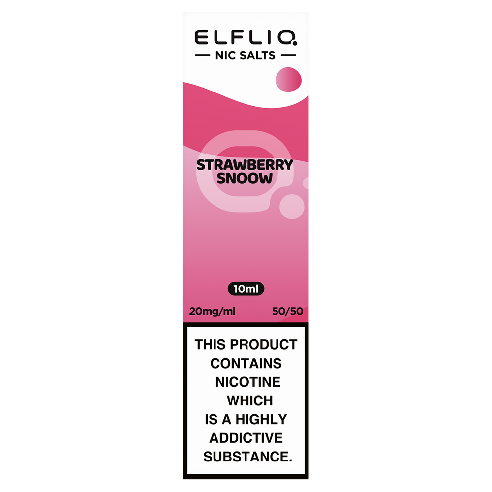 Strawberry Snoow Elfliq Nic Salt by Elf Bar - 10ml