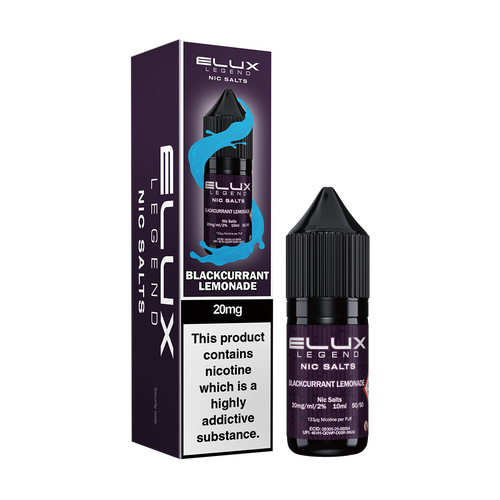 elux 10ml nic salt 10ml blackcurrant lemonade