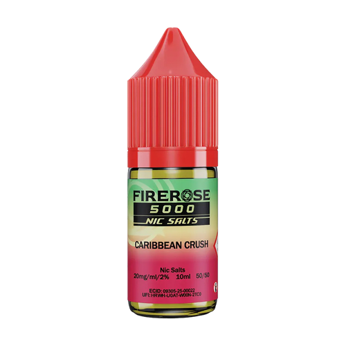 elux fire rose 5000 nic salt eliquid caribbean crush