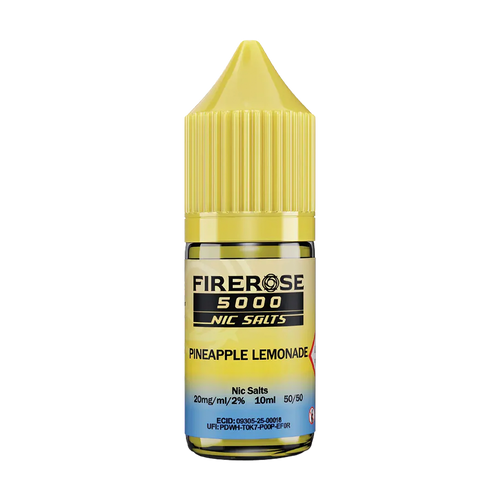 elux fire rose 5000 nic salt eliquid pineapple lemonade