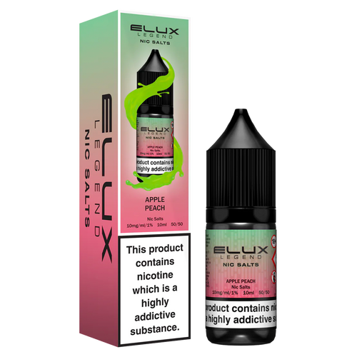 Apple Peach Nic Salt by Elux 10ml