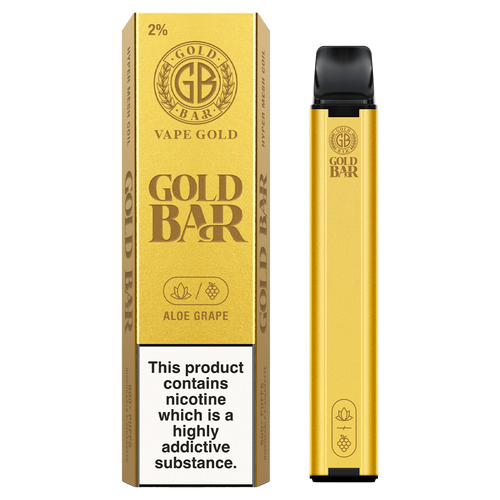 Aloe Grape Gold Bar 600 Disposable Vape