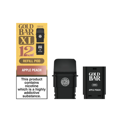 Apple Peach Gold Bar XL Refill Pack