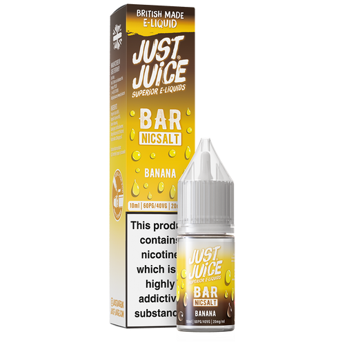 Banana Bar Nic Salt by Just Juice 10ml 20mg