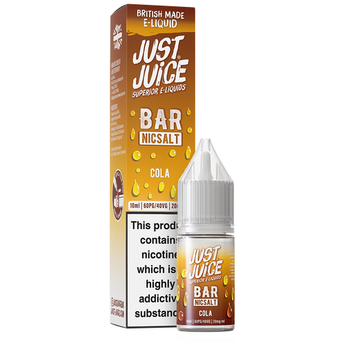 Cola Bar Nic Salt by Just Juice 10ml 20mg