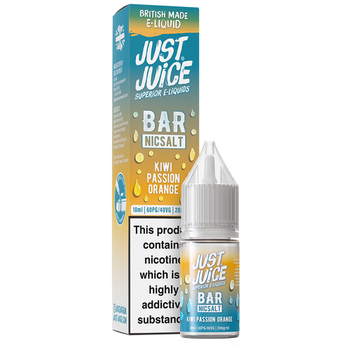 Kiwi Passion Orange Bar Nic Salt by Just Juice 10ml 20mg