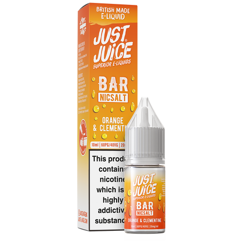 Orange & Clementine Bar Nic Salt by Just Juice 10ml 20mg