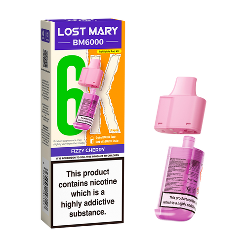 lost mary bm6000 refill pack fizzy cherry