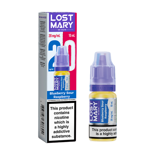 lost mary nic salts blueberry sour raspberry