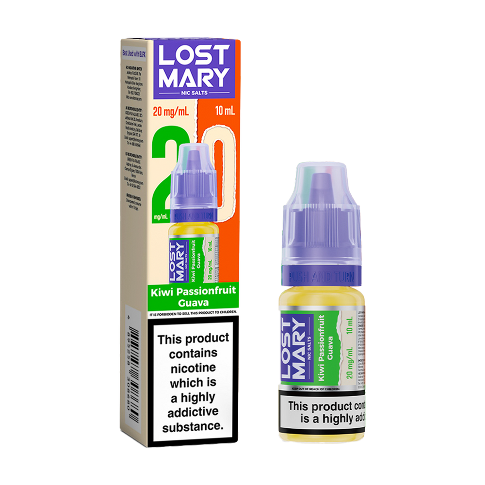 lost mary nic salts kiwi passionfruit guava