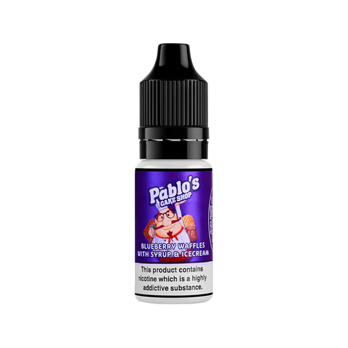 Blueberry Waffles with Syrup & Ice Cream Nic Salt by Pablos Cake Shop