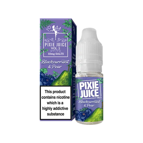 pixie juice v2 nic salt blackcurrant pear