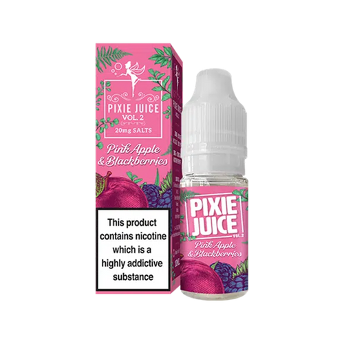 pixie juice v2 nic salt pink apple blackberries