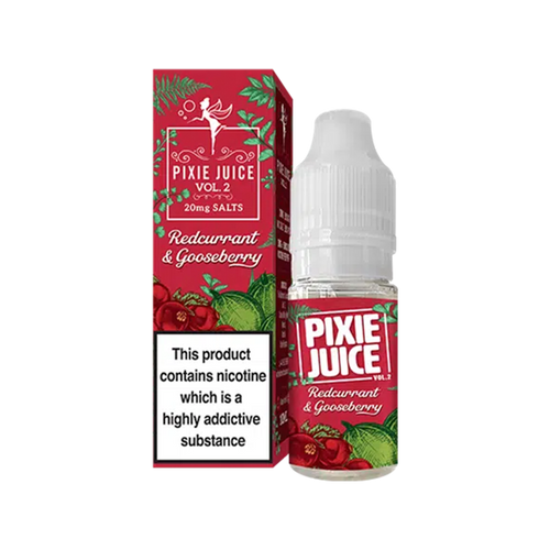 pixie juice v2 nic salt redcurrant gooseberry