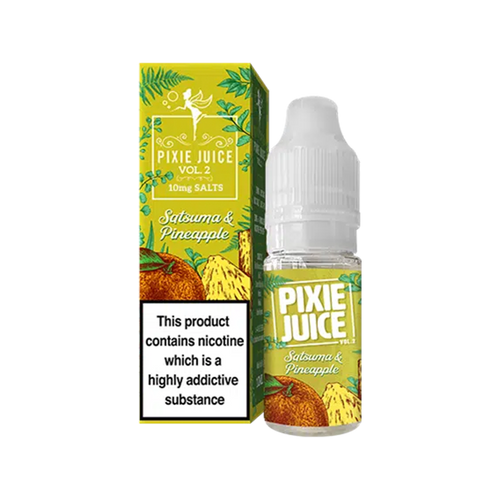 pixie juice v2 nic salt satsuma pineapple