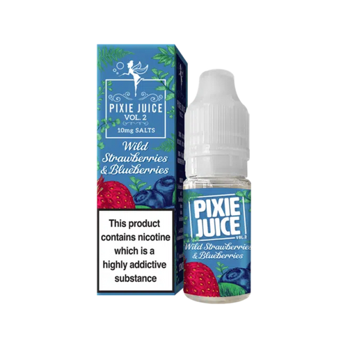 pixie juice v2 nic salt wild strawberries blueberries