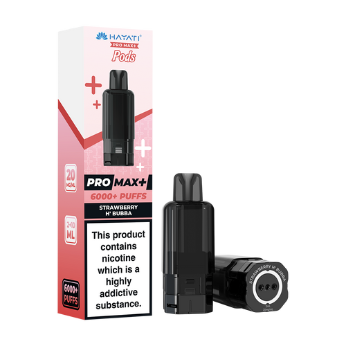 strawberry h bubba hayati pro max plus pods 6000