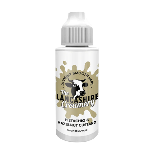 the lancashire creamery 100ml pitachio and hazelnut custard