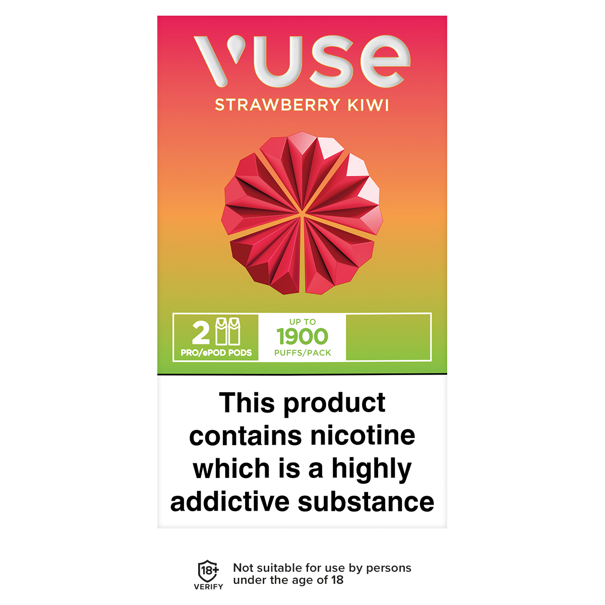 Vuse Pro Pods vPro Strawberry Kiwi, £6.99