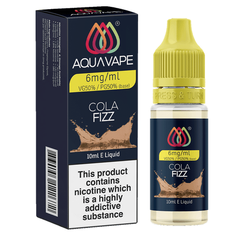 Cola Fizz E-Liquid by Aquavape - 10ml 6mg