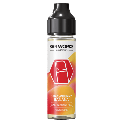 Strawberry Banana Shortfill by Bar Works - 50ml