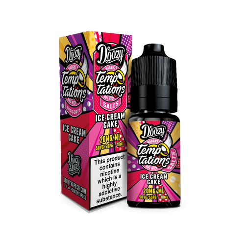 Ice Cream Cake Nic Salt by Doozy Temptations 10ml