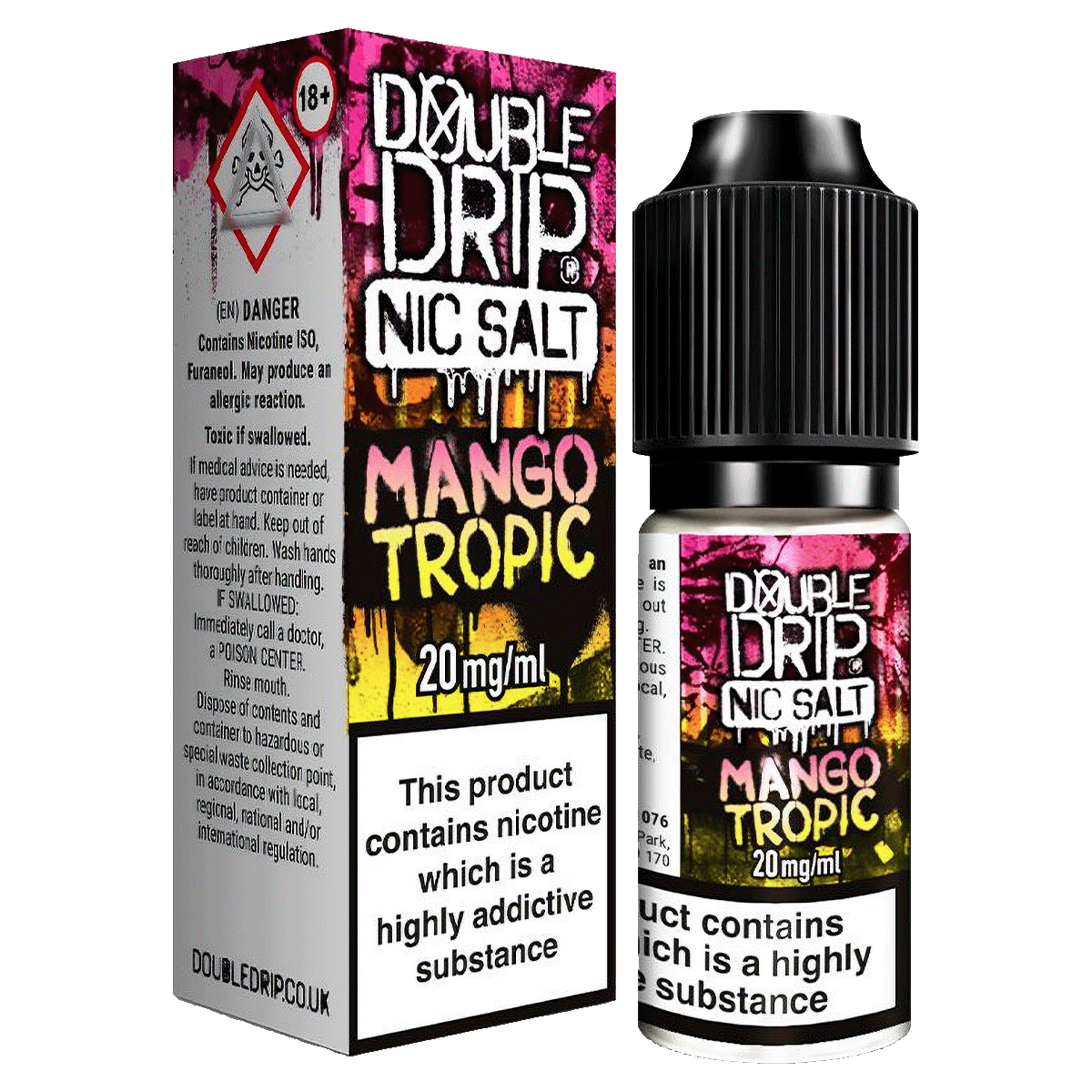Mango Tropic Nic Salt by Double Drip 10ml Vape Juice Vapemate