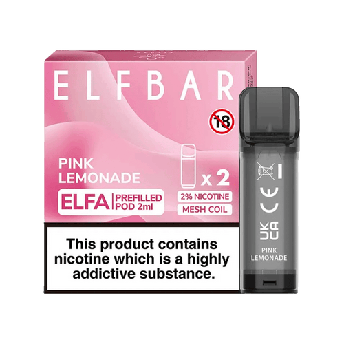 Pink Lemonade Elf Bar Elfa Pods (Pack of 2)