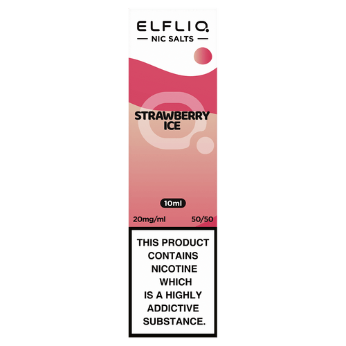 Strawberry Ice Elfliq Nic Salt by Elf Bar - 10ml