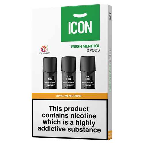 ICON Vape Fresh Menthol Pods (Pack of 3) 10mg