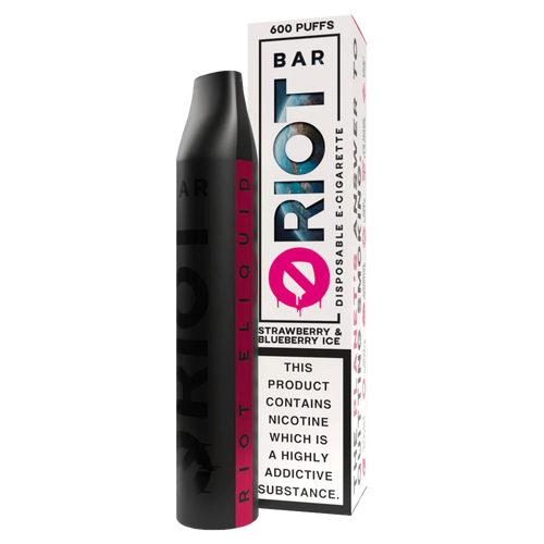 Strawberry Blueberry Ice Riot Bar Disposable Vape