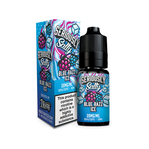 Blue Razz Ice Nic Salt by Seriously Salty 10ml