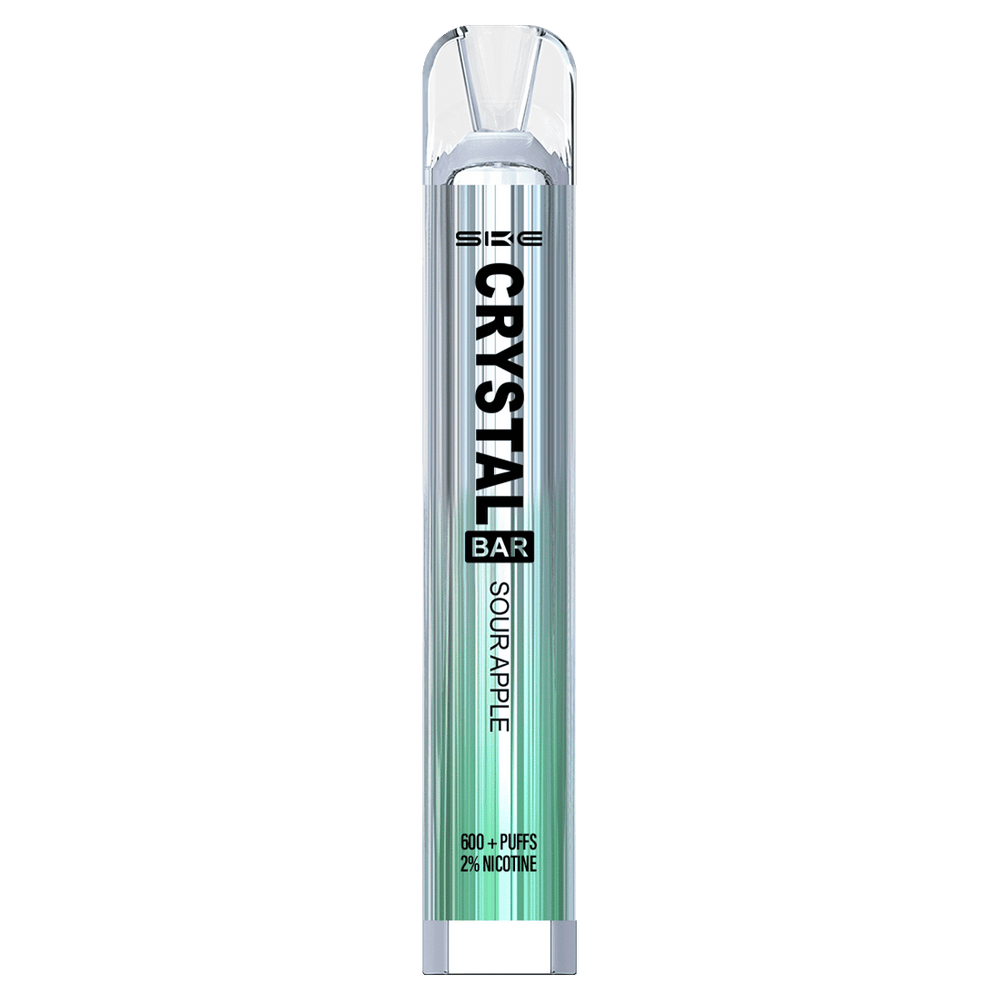 Sour Apple SKE Crystal Bar 600 Disposable Vape