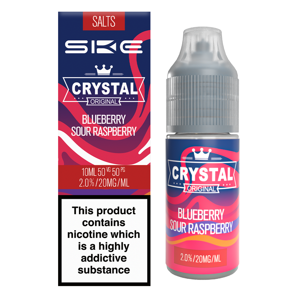 Blueberry Sour Raspberry Nic Salt by SKE Crystal 10ml 20mg