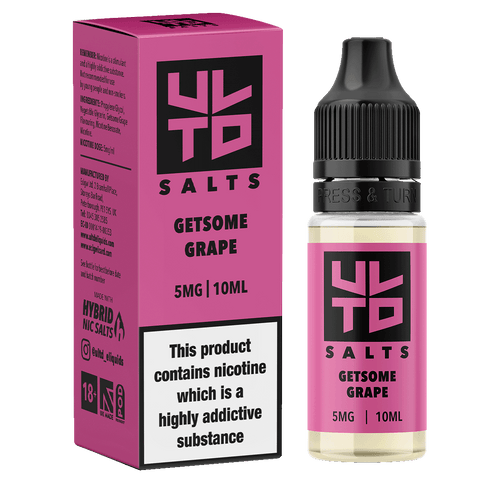 ULTD Getsome Grape Nic Salt - 10ml 5mg