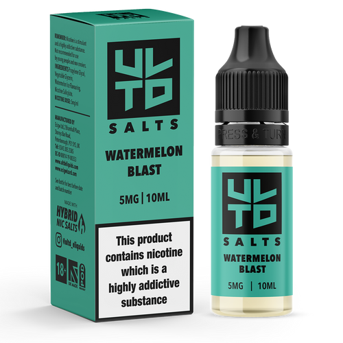 ULTD Watermelon Blast Nic Salt - 10ml 5mg