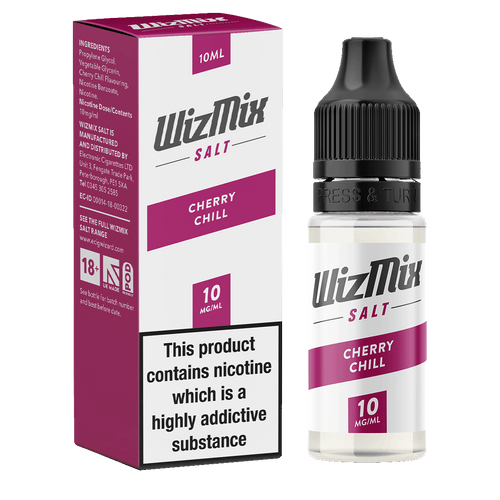 Wizmix Salt Cherry Chill - 10ml 10mg