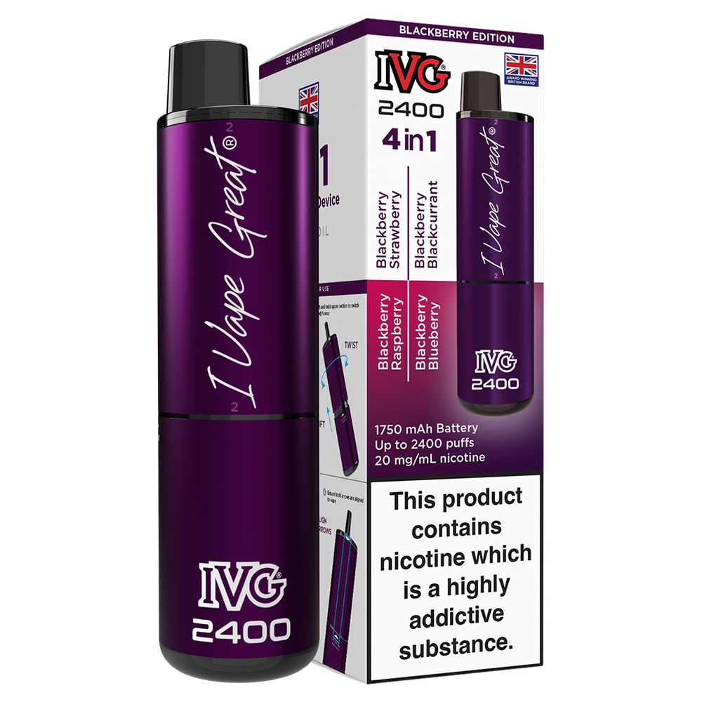 IVG 2400 Rechargeable Vape Kit – Vapemate