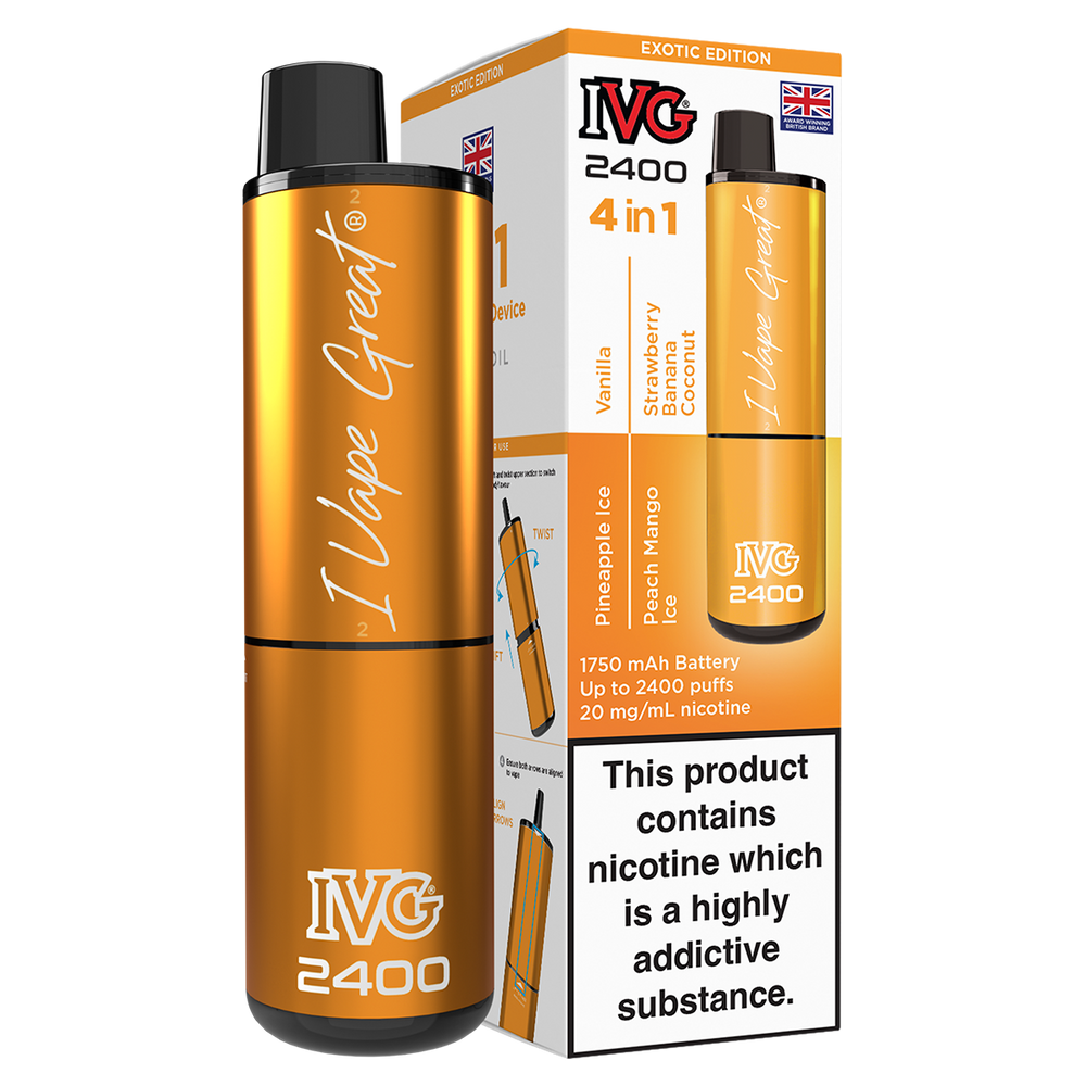 IVG 2400 Rechargeable Vape Kit exotic edition