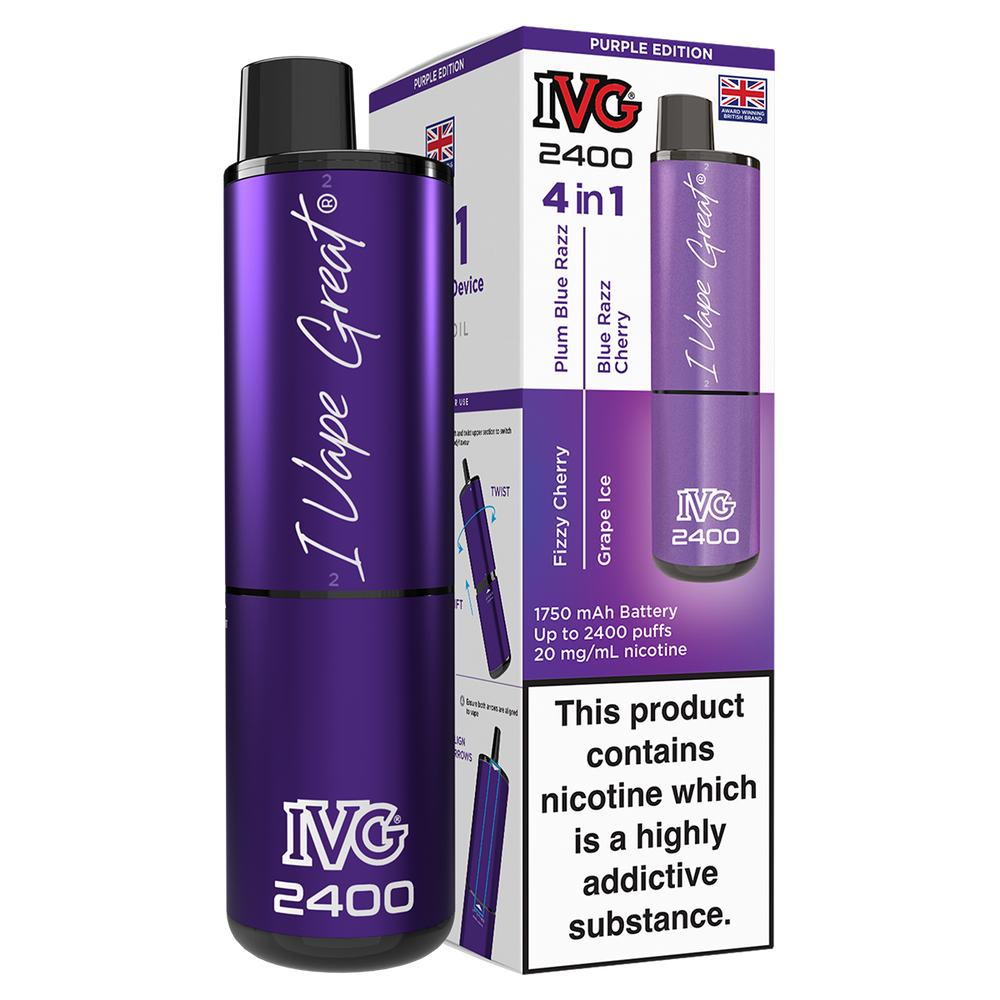 IVG 2400 Rechargeable Vape Kit – Vapemate