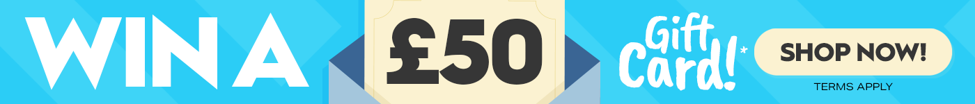 Win 1 of 3 £50 gift cards