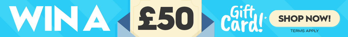 Win 1 of 3 £50 gift cards