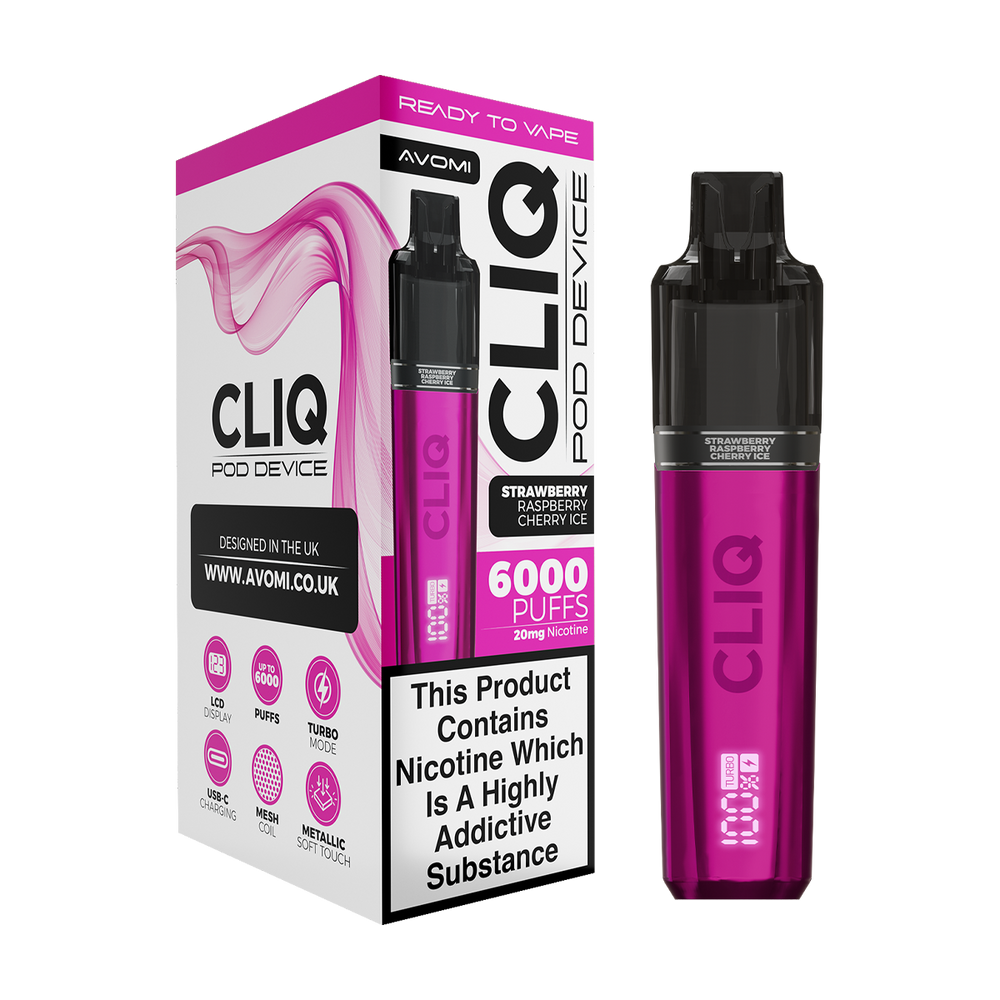 Avomi Cliq 6000 Puff Vape Kit  Vapemate