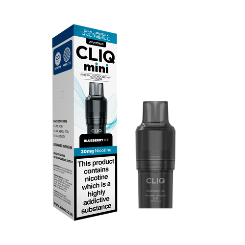 avomi cliq mini pod blueberry ice