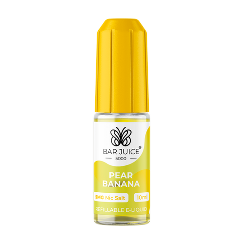 bar juice 5000 pear banana 10ml 5mg