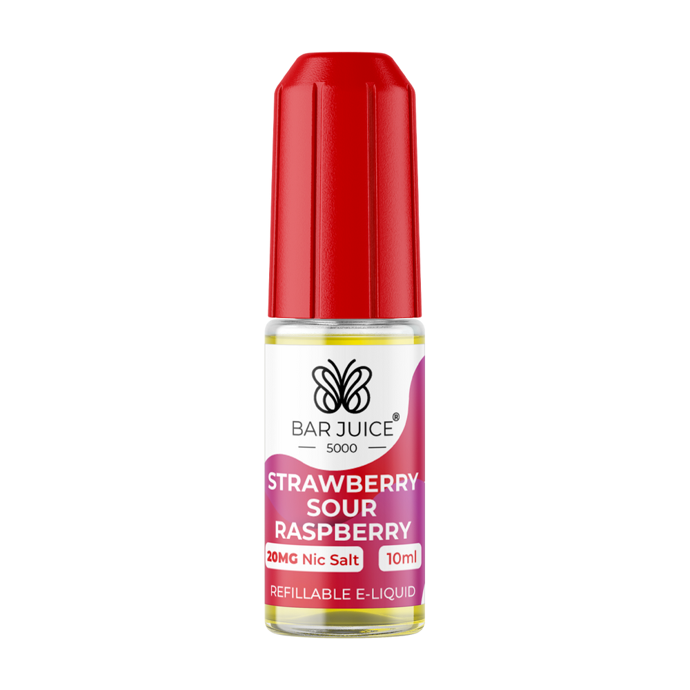 Strawberry Sour Raspberry Nic Salt by Bar Juice 5000 20mg